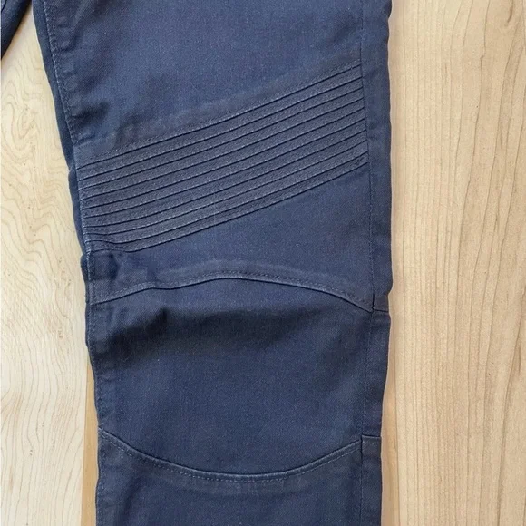 dl1961 Hazel Moto Skinny Jeans Size 29 Dark Wash Gold Accent - Picture 2 of 5